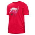 thumbnail image 2 of Men's New Era Red Tampa Bay Buccaneers 2022 Sideline Ink Dye T-Shirt, 2 of 3