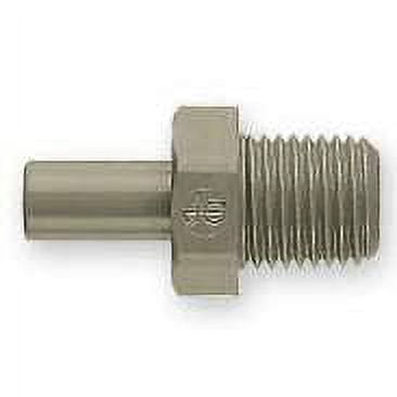 John Guest (PI051623S) Stem Adapter 1/2" X 3/8" NPT Gray