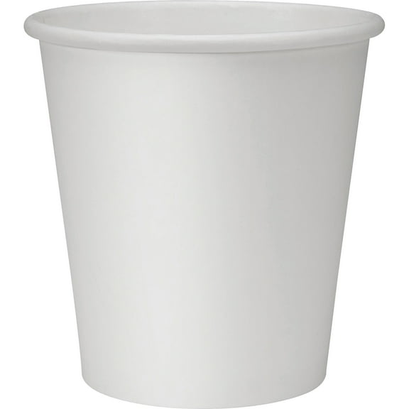 Genuine Joe, GJO19046, Polyurethane-lined Disposable Hot Cups, 50 / Pack, White, 10 fl oz