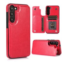 Dteck for Samsung Galaxy A14 5G Wallet Case, Luxury PU Leather Case with Magnetic Flip Card Holder Kickstand Slim Shockproof Durable Phone Case for Samsung Galaxy A14 5G,Rose