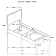 thumbnail image 3 of Boyd Upholstered Twin Panel Bed Ivory, 3 of 3
