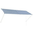 thumbnail image 3 of vidaXL Retractable Awning with Bradde Chain Sunshade Shelter for Patio Outdoor, 3 of 133