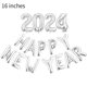 thumbnail image 1 of Mantel de 137x274cm para decoración del hogar, cubiertas de mesa de Feliz Año Nuevo, suministros para fiesta de Nochevieja, 1 piezas, 2024, 1 of 4