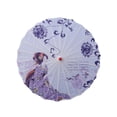 thumbnail image 2 of Injueey Paraguas de tela de seda de estilo chino tradicional, sombrilla decorativa de baile femenino, accesorios de fotografía para actuación, Paraguas de lluvia Tipo 15 Injueey HA073075-06, 2 of 6