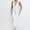 White, variant on Sleeveless Yoga Jumpsuits for Women Tummy Control Workout Jumpsuits Athletic Romper Running Sportswear Elastic Tight Jumpsuits Outlet Overstock Clearance