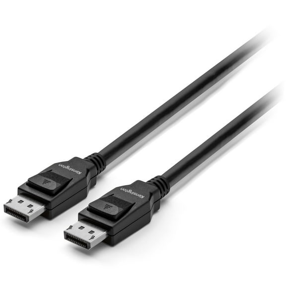 Kensington Displayport 1.4 (m/m) Cable, 6ft - Displayport Cable - Displayport (m) Latched To Displayport (m) Latched - Displayport 1.4 - 6 Ft - 8k Support - Black