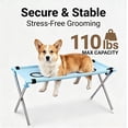 thumbnail image 7 of Clearance!! Dog Grooming Hammock Stand, Dog Bath Holder Sling Shower Chair (blue), 7 of 7