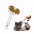 thumbnail image 1 of HAYAN Cat Steam Brush, 2025 Upgrade 3 In 1 Steamy Pet Brush with Release Button and Tank, Pet Spray Hair Removal Comb Rechargeable Steam Comb Pet Grooming Brush Pet Hair Comb for Dog Cat (1PC), 1 of 1