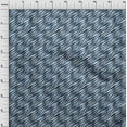 thumbnail image 4 of oneOone Polyester Spandex Medium Blue Fabric Abstracts Craft Projects Decor Fabric Printed By The Yard 56 Inch Wide, 4 of 5
