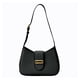 thumbnail image 1 of Bolso jiaozi de diseño de nicho nuevo de PU para otoño e invierno, bolso de hombro para uso diario, bolso debajo del brazo, negro, 1 of 5