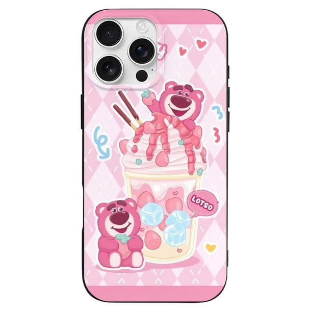 Funda Lotso de TPU para iPhone 16 Pro Max: ultrafina, a prueba de golpes, antiamarilleo, resistente a arañazos, compatible con carga inalámbrica, agarre mejorado, estilo negro.