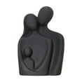 thumbnail image 1 of Escultura de pareja de cerámica, estatua artística de pareja abrazándose, figura para el Día de San Valentín Negro, 1 of 9