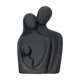 thumbnail image 1 of Figura cerámica de pareja que se abraza para la decoración del hogar y el hotel Negro, 1 of 8