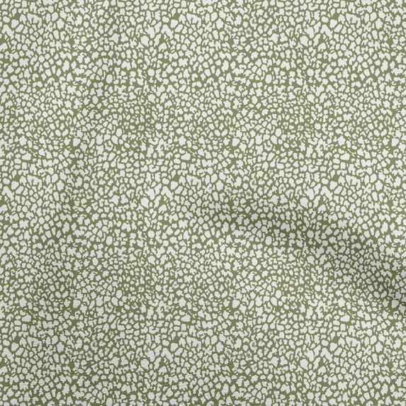 oneOone Georgette Viscose Pear Green Fabric Animal Skin Craft Projects Decor Fabric Printed By The Yard 42 Inch Wide