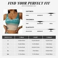 thumbnail image 6 of Lsque Shopping Cart On Tropical Beach Printed Women'S Sports Bra, Compression, Moisture Wicking, High-Impact Sports Bra For Women,Supportive sports bra-XX-Large, 6 of 9