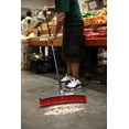 thumbnail image 5 of ROOT ASSASSIN Shop Broom/Push Broom, Keeps Debris Inside Broom, Best for Sweeping Kitchen Floors, Patios, Garages, Shops, Tile, Large Areas, and Wood Floors. Durable, Large, Light (Shop Broom), 5 of 9