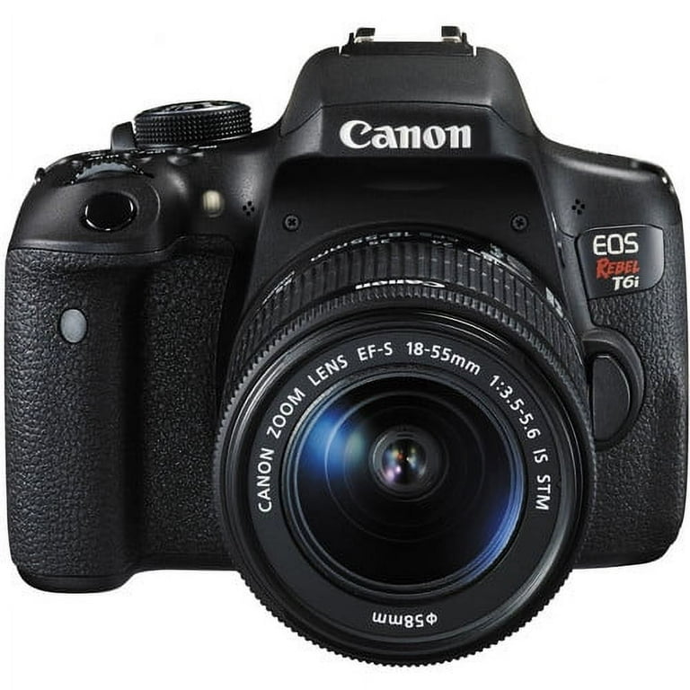 Canon EOS Rebel T6i/750D DSLR Camera W/ EF-S 18-55mm f/3.5-5.6 IS