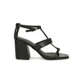 thumbnail image 2 of Women Caged T-Strap Open Toe Block Heel Sandal 19381, 2 of 6