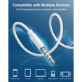 thumbnail image 2 of Paquete de 2 auriculares Rolson para iPhone con cable de 3,5 mm y micrófono, 2 of 9