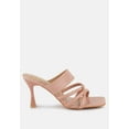 thumbnail image 6 of Chiri Criss Cross Strap Spool Heel Sandals, 6 of 11