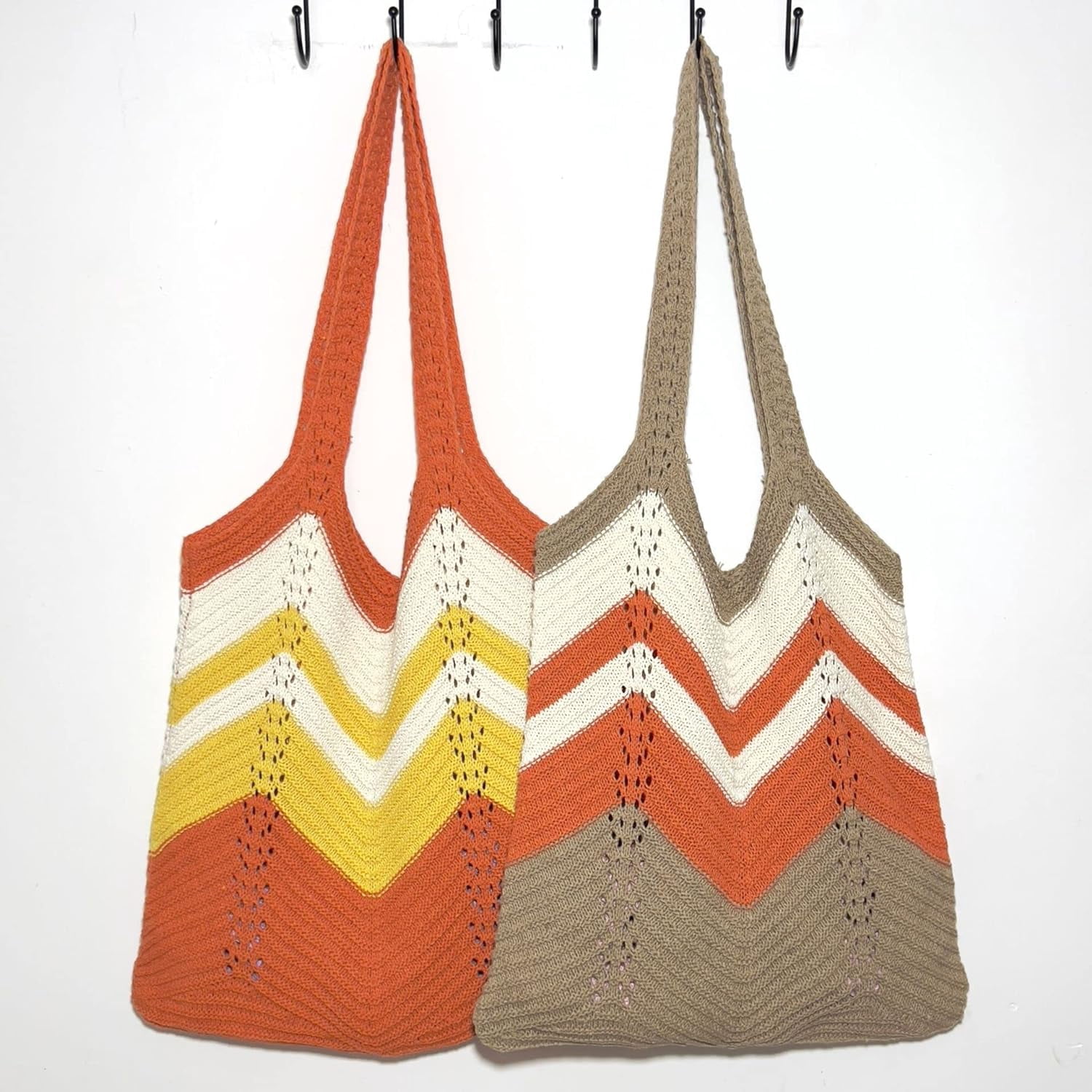 Kukuzhu Y2k Aesthetic Tote Bag Aesthetic Y2k Bag Crochet Tote Bag Aesthetic Tote Bags Aesthetic Y2k Purse