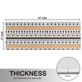 thumbnail image 5 of Kitchen Rugs Sets Of 2,Orange and Black Christmas Pattern Anti Fatigue Kitchen Mat Rugs Non Slip Washable,Decorative Kitchen Floor Mats for Kitchen,Sink,Laundry,17"X47", 5 of 5