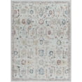 thumbnail image 2 of Hauteloom Piera Living Room, Bedroom Machine Washable Area Rug - Traditional - Slate Blue, Aqua, Plum - 6'7" x 9', 2 of 9