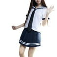 thumbnail image 2 of New cute soft girl uniform, college style suit, class uniform, women's tie-long-sleeved suit (including tie)-S, 2 of 4