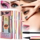 thumbnail image 5 of Juego De Máscara Y Delineador De Ojos De Fibra De Seda 4D Máscara Rizadora A Prueba De Manchas Lápiz Delineador De Ojos Líquido Herramienta De Maquillaje De Ojos ANGGREK  Oro, 5 of 7