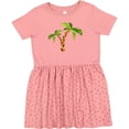 thumbnail image 3 of Inktastic Palm Trees Girls Toddler Dress, 3 of 5