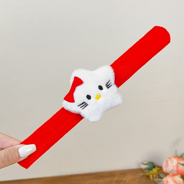 Lote de regalo creativo de Sanrio con pulsera de estrella de cinco puntas de peluche para niños de dibujos animados