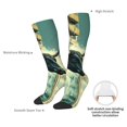 thumbnail image 4 of Fotbe Bull Charging Through Waves Calcetas Divertidas Estampadas para Hombre y Mujer, Calcetas de Algodón hasta la Rodilla para Caminar, Correr, Enfermería y Embarazo, 4 of 6