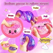 1Pcs Glitter Dumpling Squishy Box ,4Inch Surprise Dumpling Squishy Stress Ball,Squishy Bun,Random Colors Mystery Gift Box for Adult (Random-1pcs)