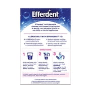 Efferdent Original Anti-Bacterial Denture Cleanser Tablets, 102 by Efferdent