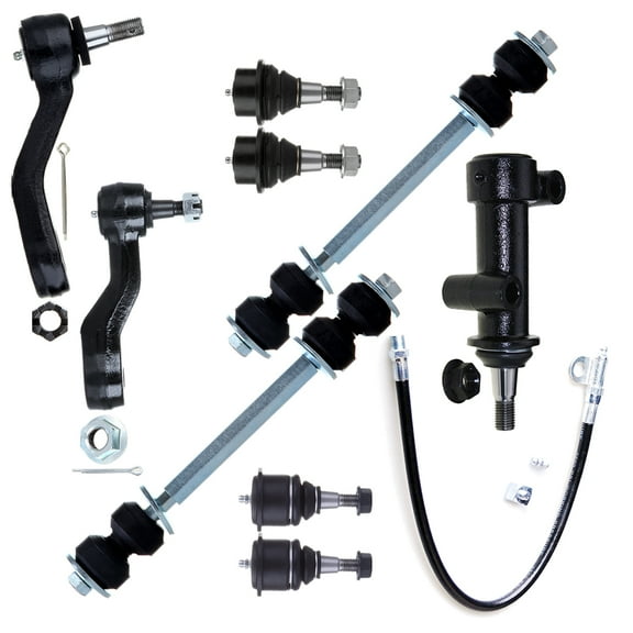 AUTOMUTO Replacement Parts - Front Position - Idler Arm Sway Bar Links Lower Upper Ball Joints Pitman Arm Fit For Chevy Silverado 1500 Suburban Avalanche Tahoe For GMC Sierra 1500 Yukon