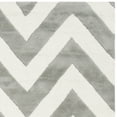 thumbnail image 5 of SAFAVIEH Kids Basic Chevron Wool Area Rug, Grey/Ivory, 4' x 6', 5 of 6