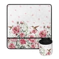 thumbnail image 2 of HELLHERO Sewing Machine Mat Washable Hummingbird Rose Removable Storage Bag Non Slip to Keep Sewing Accessories for Woman Gifts, 2 of 5