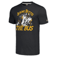 thumbnail image 2 of Men's Homage Jerome Bettis Charcoal Pittsburgh Steelers Caricature Retired Player Tri-Blend T-Shirt, 2 of 3