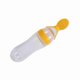 thumbnail image 3 of 90mL Silicone Baby Toddler Feeding Bottle with Spoon Fresh Food Cereal Squeeze Feeder (Yellow), 3 of 4