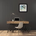 thumbnail image 3 of Greene, Taylor 26x26 Black Ornate Wood Framed with Double Matting Museum Art Print Titled - ABSTRACT TRIAD III, 3 of 4