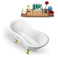 thumbnail image 2 of 62" Streamline N1020CH Clawfoot Tub and Tray With External Drain, 2 of 7