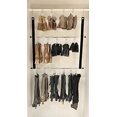 thumbnail image 4 of Deluxe 12-Pair Hanging Boot Storage - Double Decker caddy Includes 12 Boot Hangers (Boot Organizer, Boot Hanger, Boot Storage System) (Original System with 12 Boot Hangers), 4 of 5