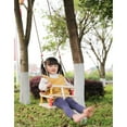thumbnail image 2 of Wooden Baby Swing with Hanging Ropes, for Babies and Toddlers, 2 of 4