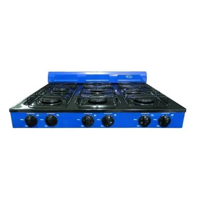 Parrilla Sobreponer Fraga 6 Quemadores Camping Azul P330_AZU