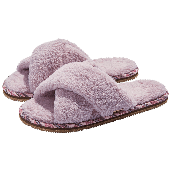 Feelgoodz Womens Equinox Cross-Strap Slipper (Blossom, Medium)