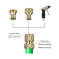thumbnail image 5 of Apuakthei Conector De Manguera De Jardín, Conector De Grifo De Jardín De Latón Macizo, Conector De Grifo 2 En 1 De 1/2 Pulgada Y 3/4 Pulgada, Accesorios De Manguera De Jardín De Conexión Rápida De, 5 of 5