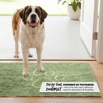 DGS Pet Products Dirty Dog Doormat Runner Sage Hue 60" x 30" x 2"