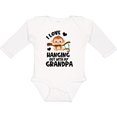 thumbnail image 3 of Inktastic Monkey I Love Hanging out with My Grandpa Boys or Girls Long Sleeve Baby Bodysuit, 3 of 5
