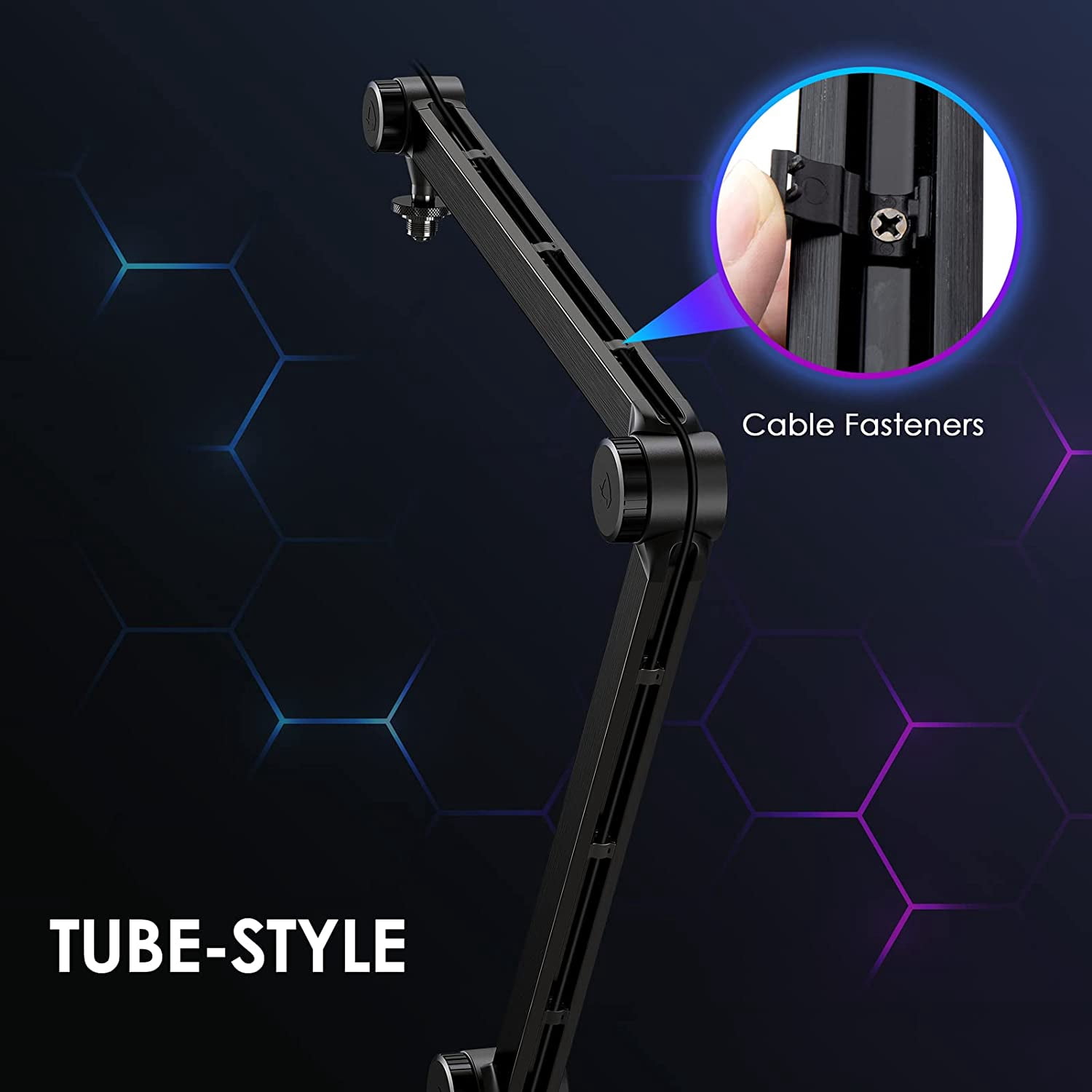 Yeti Microphone Stand - Premium Boom Arm for Blue Yeti, Heavy Duty Yeti Mic Arm and Cable Management, Great for Gaming and Streaming, 360° Rotatable Yeti Mic Stand by SUNMON