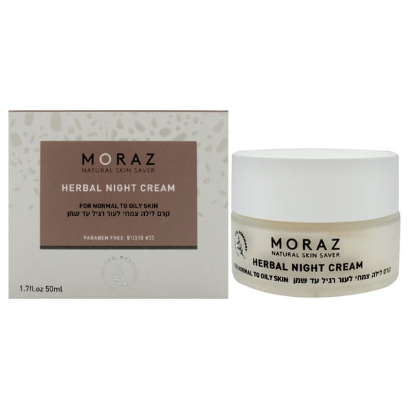 Moraz Herbal Night Cream For Normal to Oily Skin , 1.7 oz Cream